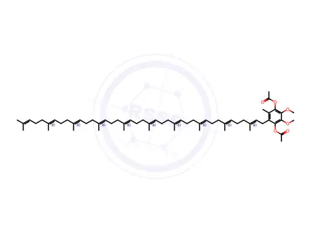 Chemical structure of Ubiquinol Acetate