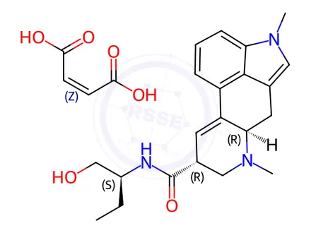 Chemical structure of Methysergide Maleate (1440003)
