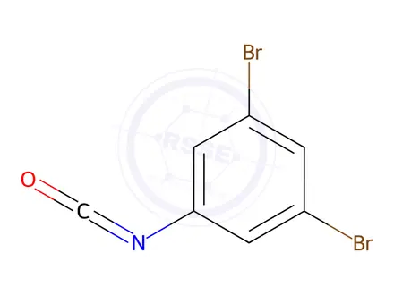 Chemical structure of 3-bromo-5-chlorophenylisocyanate