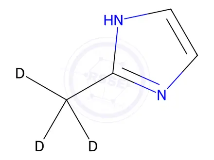 Chemical structure of 2-Methylimidazole-d3