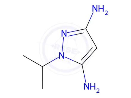 Chemical structure of 1-Isopropyl-1h-pyrazole-3,5-diamine