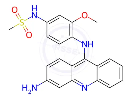 Chemical structure of Amsacrine Hydrochloride Impurity 1