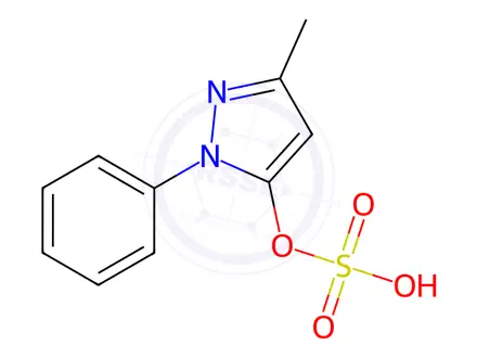 Chemical structure of Edaravone Sulfate