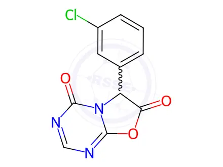 Chemical structure of 3-(m-Chlorophenyl)-2H-oxazolo[3,2-a][1,3,5]triazine-2,4(3H)-dione
