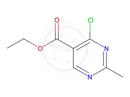 Chemical structure of Ethyl 4-chloro-2-methylpyrimidine-5-carboxylate