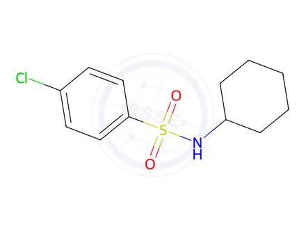 Chemical structure of 4-Chloro-N-cyclohexylbenzenesulfonamide