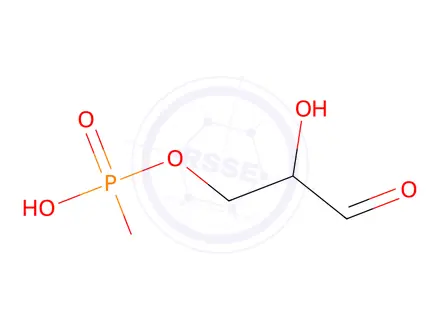 Chemical structure of DL-GLYCERALDEHYDE 3-PHOSPHATE