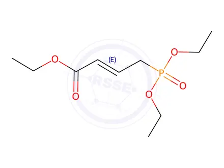 Chemical structure of Triethyl 4-phosphonobutenoate, isomer mixture