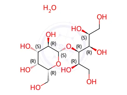 Chemical structure of D-Lactitol monohydrate