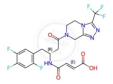 Chemical structure of Sitagliptin Impurity 108