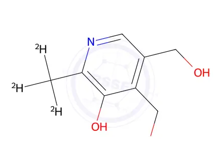 Chemical structure of Pyridoxine-d3