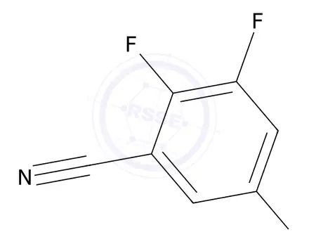 Chemical structure of 5-Amino-2,3-difluorobenzonitrile