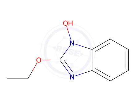 Chemical structure of Benzimidazole, 2-ethoxy-, 3-oxide (8CI)