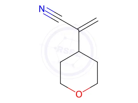 Chemical structure of 2-(oxan-4-yl)prop-2-enenitrile