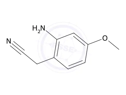 Chemical structure of 2-(2-Amino-4-methoxyphenyl)acetonitrile