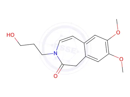 Chemical structure of 3-(3-hydroxypropyl)-7,8-dimethoxy-1H-benzo[d]azepin-2(3H)-one