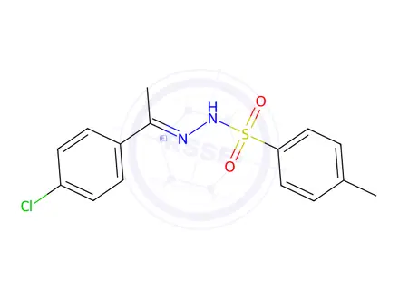 Chemical structure of N'-(1-(4-Chlorophenyl)ethylidene)-4-methylbenzenesulfonohydrazide