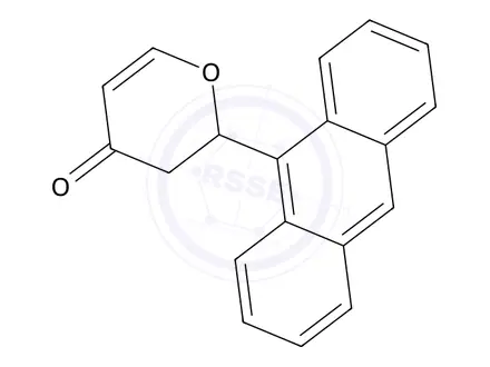 Chemical structure of 2-(Anthracen-9-yl)-2H-pyran-4(3H)-one