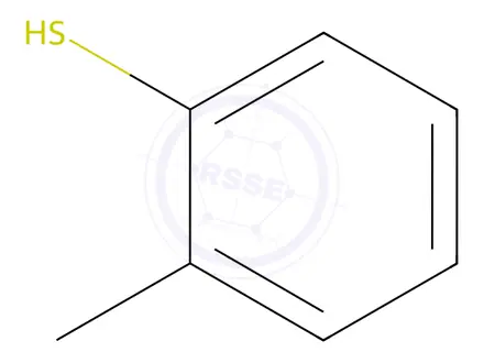 Chemical structure of 2-Methylbenzenethiol