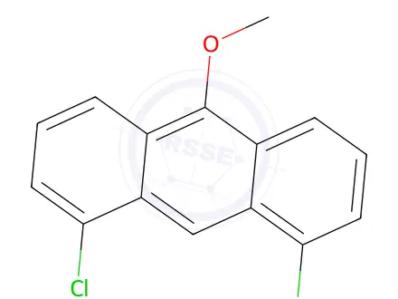 Chemical structure of 1,8-Dichloro-10-methoxyanthracene