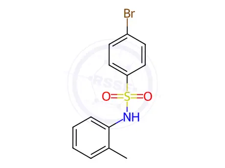 Chemical structure of 4-Bromo-N-(o-tolyl)benzenesulfonamide