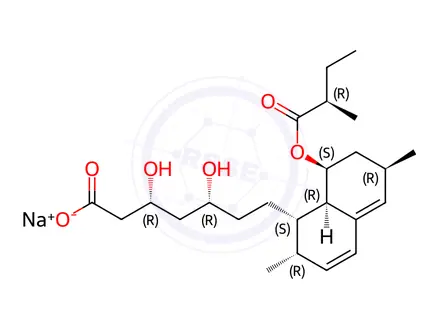Chemical structure of Epi Lovastatin Hydroxy Acid Sodium Salt