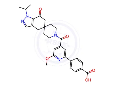 Chemical structure of Clesacostat