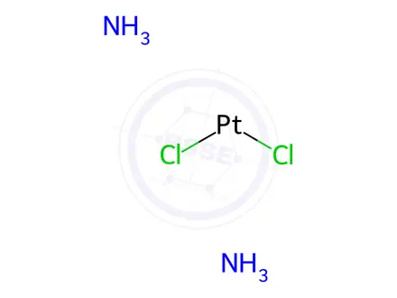 Chemical structure of Cisplatin