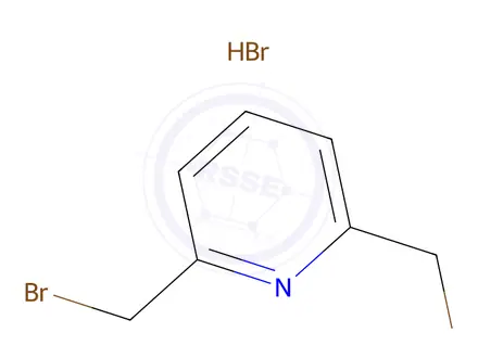 Chemical structure of 2,6-Bis(bromomethyl)pyridine Hydrobromide