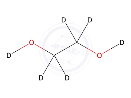 Chemical structure of Ethylene Glycol-d6