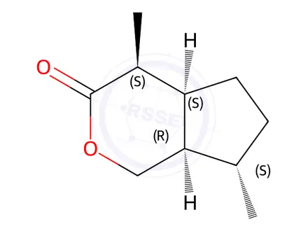Chemical structure of Iridomyrmecin