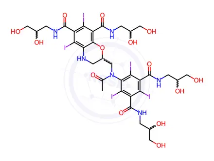 Chemical structure of Iodixanol EP Impurity F