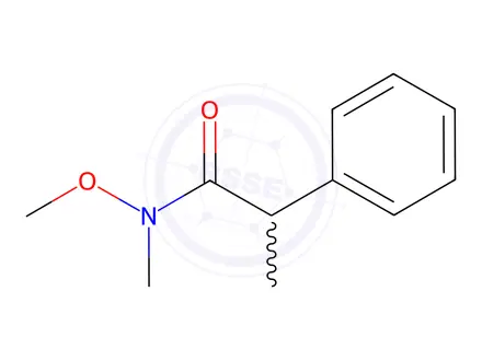 Chemical structure of N-Methoxy-N-methyl-2-phenylpropanamide
