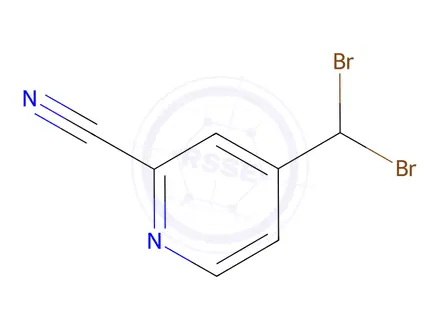 Chemical structure of 4-(DibroMoMethyl)picolinonitrile