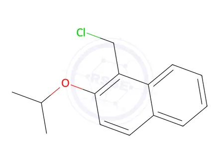 Chemical structure of 1-(Chloromethyl)-2-(propan-2-yloxy)naphthalene