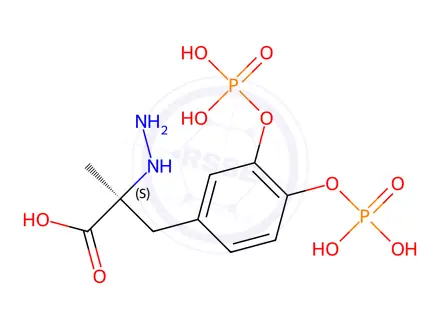Chemical structure of Foscarbidopa Impurity 1