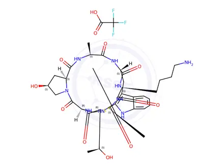 Chemical structure of (Lys7)-Phalloidin trifluoroacetate salt
