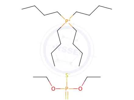 Chemical structure of Tetrabutylphosphonium O,O-diethyl Phosphorodithioate