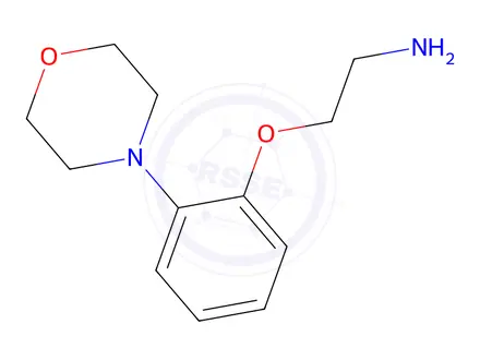 Chemical structure of 2-(2-Morpholinophenoxy)ethan-1-amine