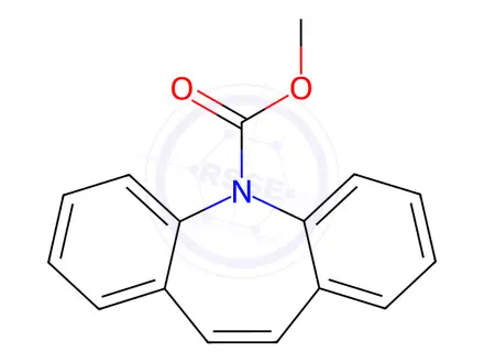 Chemical structure of Methyl 5H-dibenzo[b,f]azepine-5-carboxylate