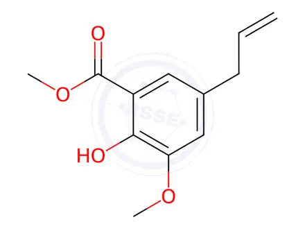 Chemical structure of Methyl 5-Allyl-3-methoxysalicylate