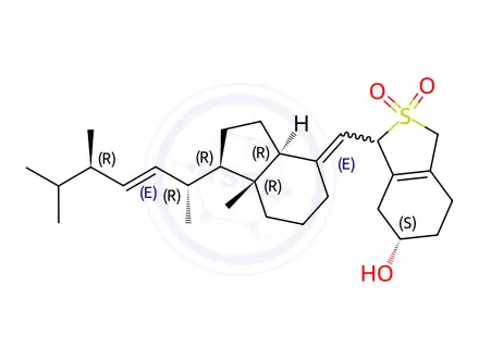 Chemical structure of Vitamin D2 SO2 Adduct