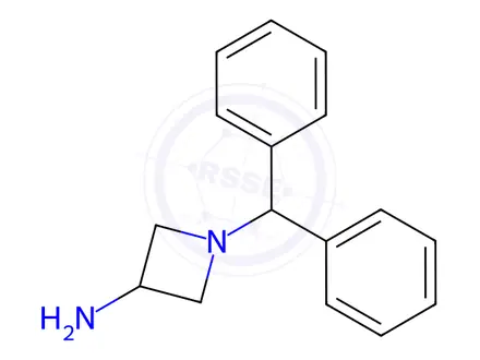 Chemical structure of 1-Benzhydrylazetidin-3-amine