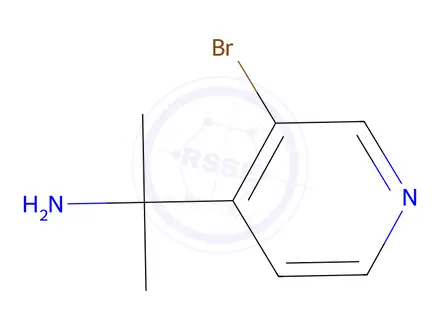 Chemical structure of 2-(3-Bromopyridin-4-yl)propan-2-amine