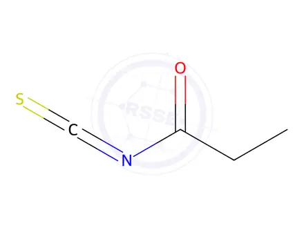 Chemical structure of Propanecarbonyl isothiocyanate
