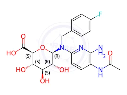 Chemical structure of D13223-N6-Beta-D-Glucuronide