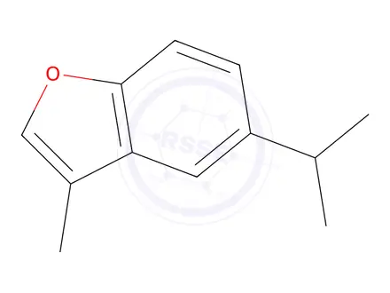 Chemical structure of 3-Methyl-5-(propan-2-yl)-1-benzofuran