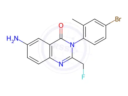 Chemical structure of Afloqualone Impurity 12