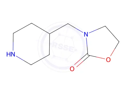 Chemical structure of 3-(piperidin-4-ylmethyl)oxazolidin-2-one