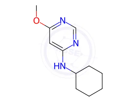 Chemical structure of N-Cyclohexyl-6-methoxypyrimidin-4-amine